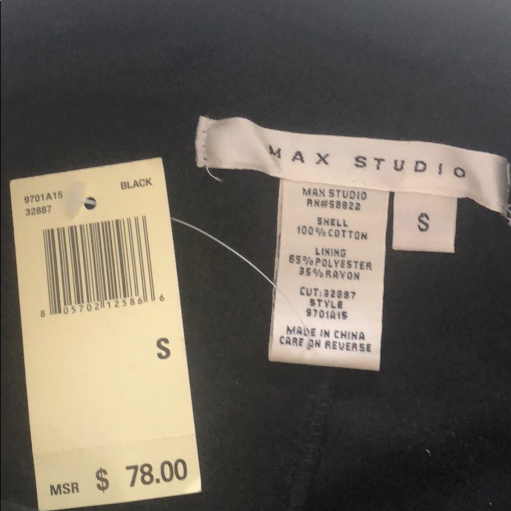 Max Studio black skirt size small